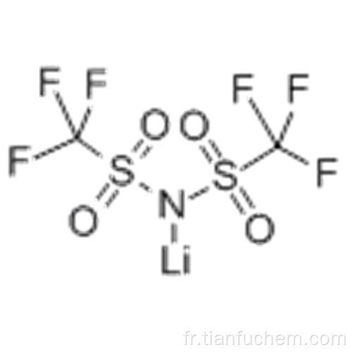 Lithium bis (trifluorométhanesulfonyl) imide CAS 90076-65-6